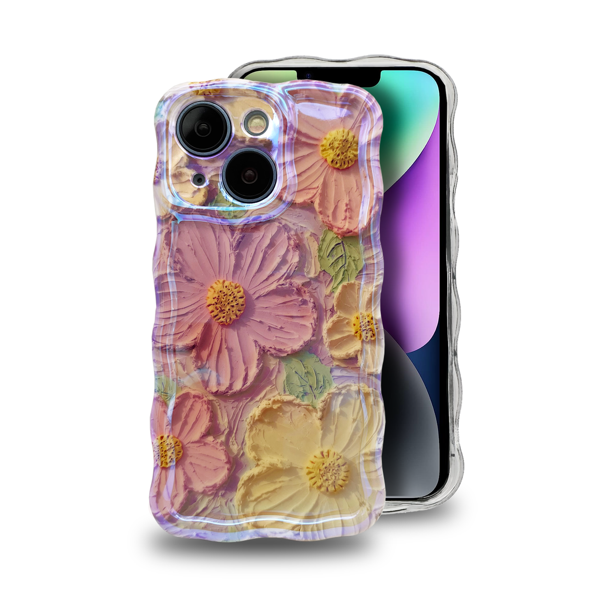 Curly Flower Cover iPhone