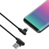 CABLE ACODADO RÁPIDO 2.4A