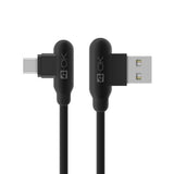 CABLE ACODADO RÁPIDO 2.4A