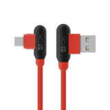 CABLE ACODADO RÁPIDO 2.4A