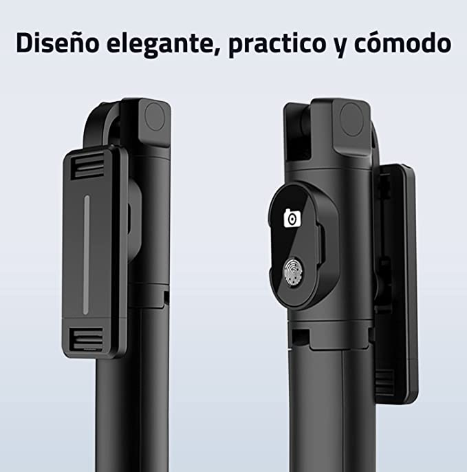 Palo Selfie R5442 NE Palo Selfie Tripode flexible 360 , 21cm ,Negro -  Fundas personalizas para Móvil